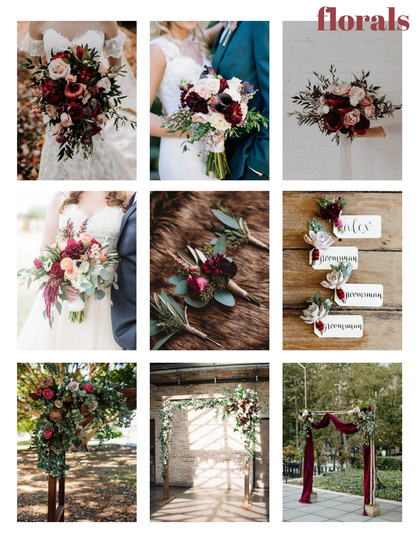 Custom Wedding & Event Moodboards