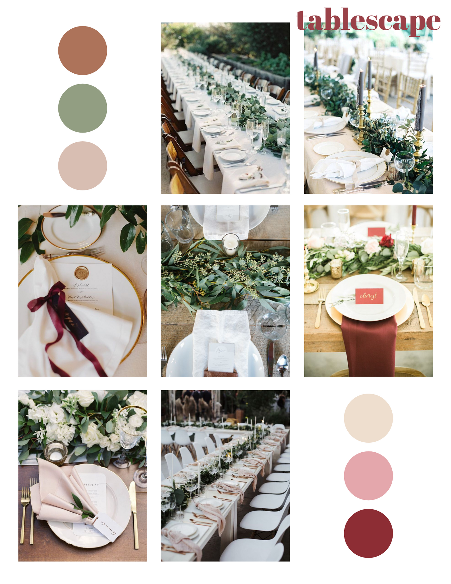 Custom Wedding & Event Moodboards